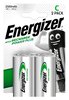 2 x Energizer R14 C Ni-MH 2500mAh Rechargeable battery