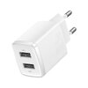 Baseus Compact CCXJ010202 wall charger with 2 x USB 10.5W sockets