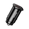 Baseus Square CCALL-DS01 30W fast car charger with two USB Quick Charge 3.0 ports