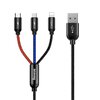 3-in-1 USB cable - USB-C, Lightning, micro USB 120cm Baseus CAMLT-BSY01 to 3.5A