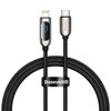 USB-C / Type-C - Lightning / iPhone 200cm Baseus Display CATLSK-A01 cable with support for fast charging 20W PD
