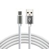 USB silicone cable - USB-C / Type-C everActive CBS-1.5CW 150cm with support for fast charging up to 3A white