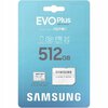 Samsung EVO PLUS microSDXC 512GB UHS-I U3 A2 V30 class 10 memory card + adapter for SD