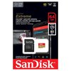 SanDisk microSD (microSDXC) 64GB Extreme 170/80MB/s UHS-I U3 V30 A2 memory card