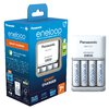 Rechargeable Battery Charger Panasonic Eneloop BQ-CC17 + 4 x R6/AA Eneloop 2000mAh BK-3MCDE