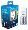 Rechargeable ni-MH battery charger Panasonic Eneloop BQ-CC50 + 2 x R6/AA Eneloop 2000mAh BK-3MCDE