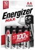 Energizer MAX LR6/AA alkaline battery (blister) - 4 pieces