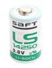 Lithium battery SAFT LS14250 1/2AA 3, 6V LiSOCl2 size 1/2 AA